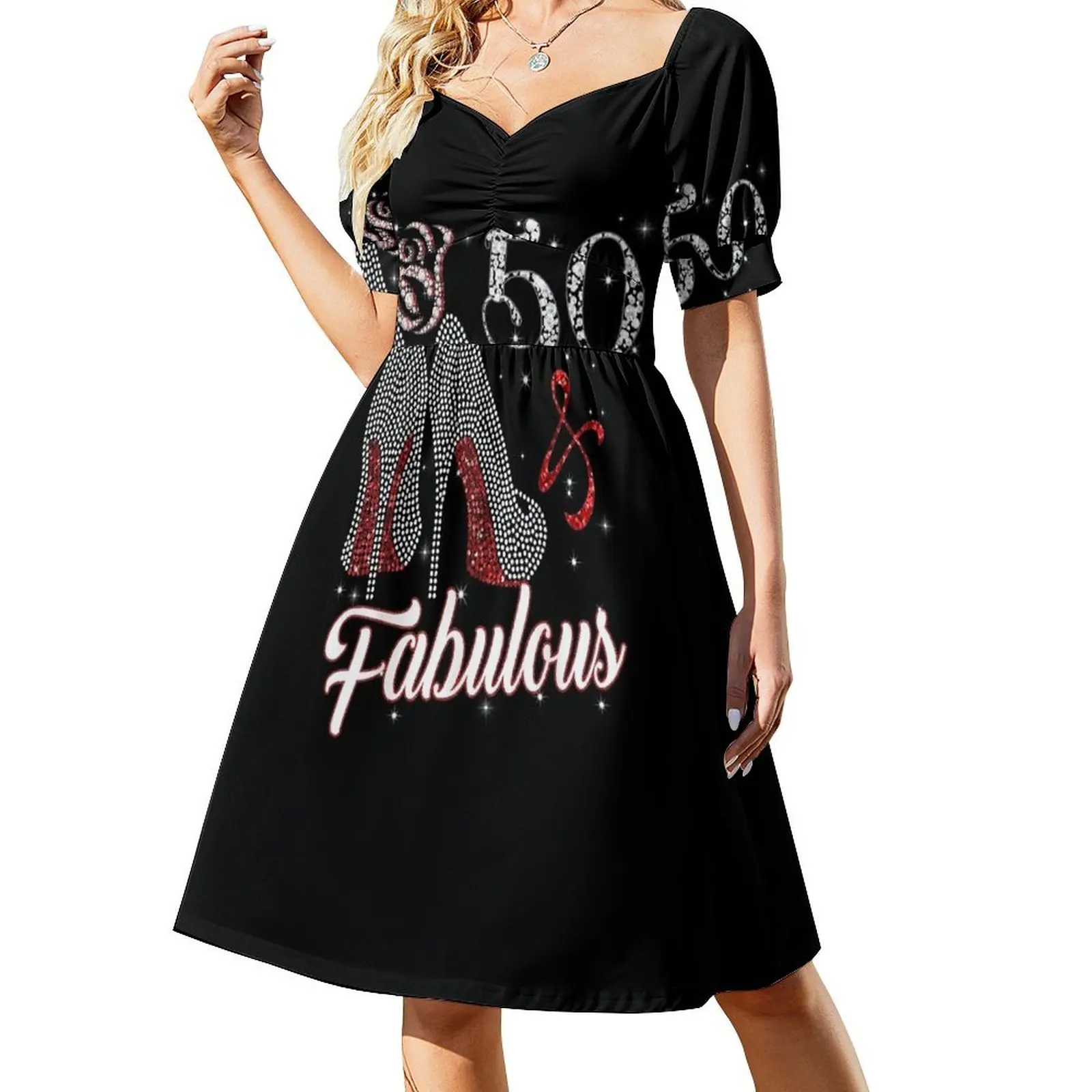 

50 And Fabulous 1971 50Th Birthday Gift Tee For Womens Short-Sleeved Dress Dresses for wedding party womens dress Dress