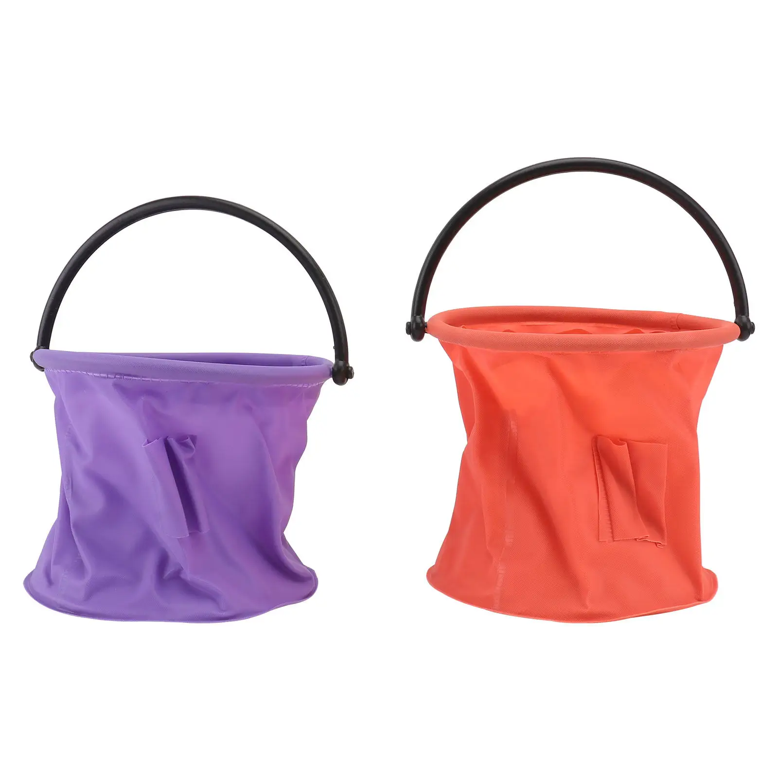 

2Pcs Portable Brush Washing Bucket Premium Plastic Paint Brush Cleaner for Art Classes Camping Travel Sketching Outdoor Painting