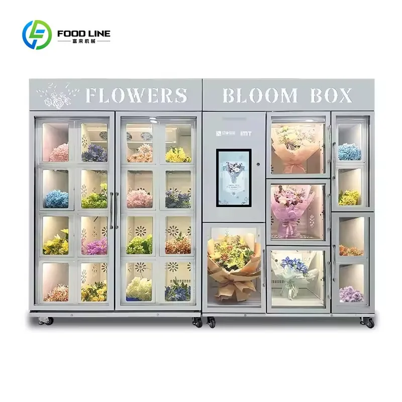 Smart Locker Flower Vending Machine Customize Design Automatic Fresh Flower Supplier Display System for Sale