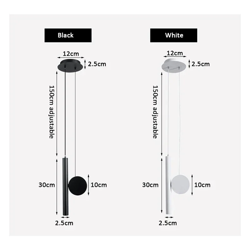 モダンな北欧デザインの吊り下げ式LEDシーリングライト,室内照明,装飾的なシーリングライト,白黒で利用可能,リビングルーム,レストラン,ダイニングルーム,バーに最適です。