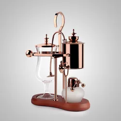Luxury Rose Gold Balancing roayl syphon coffee maker/Siphon coffee maker /Tea pot with top quality ,perfect chrsitmas gift