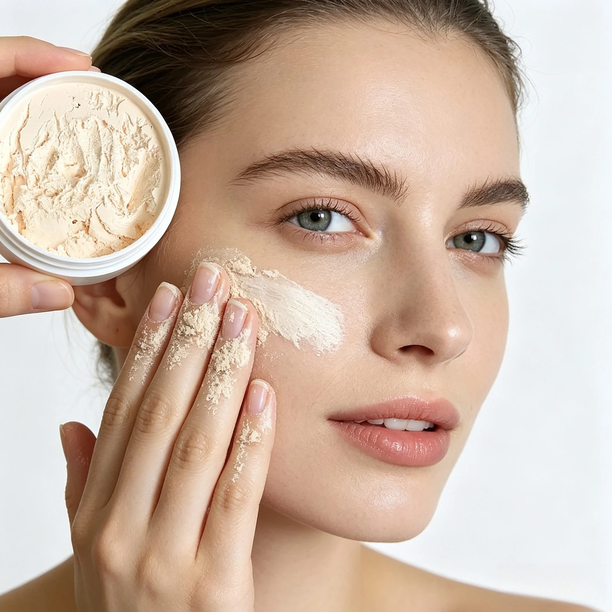 

Ginseng Pearl Whitening Nude Cream | High-End Concealer Brightening Nourishing Moisturizing Facial Cream