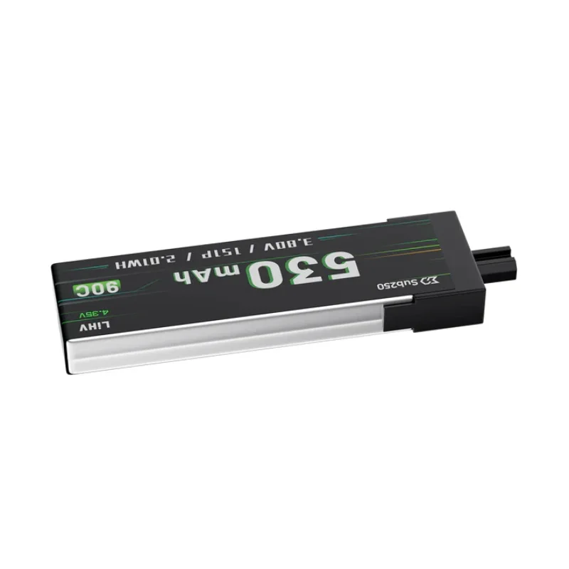 New Sub250 1S 530mAh 90C Battery for whoopfly16/ Nanofly20 Mini Drone（2PCS/6PCS of Pack）