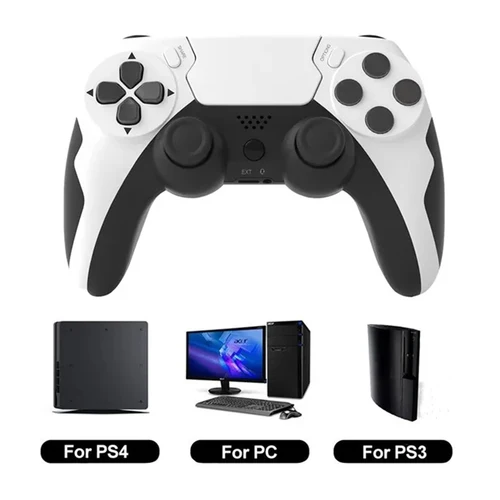 Mando inalámbrico con giroscopio de seis ejes, controlador de juego para consola PS4 PS3, gana 7, 8, 10, Joystick de PC de doble vibración