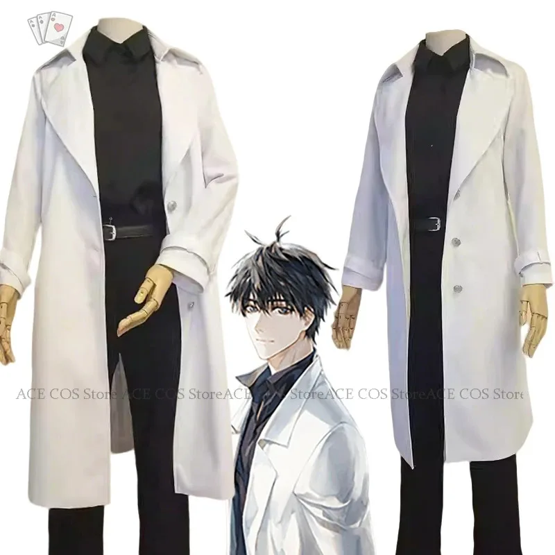 شعر مستعار زي Dokja للقارئ متعدد العلم كيم Dok-Ja معطف واق من المطر للهالوين للجنسين كوسبلاي Animeb;4.f'7;j,3'