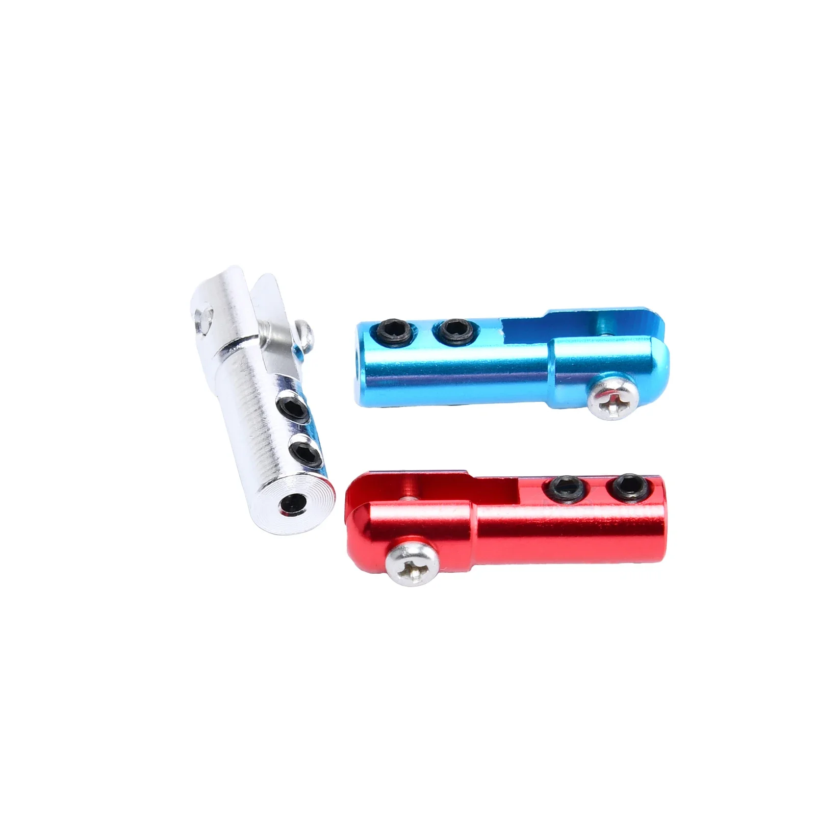 1pc Aluminum Clevis 2mm Servo Horn Steering Rod Chuck Connector Spare Parts For RC Boat Airplane Model