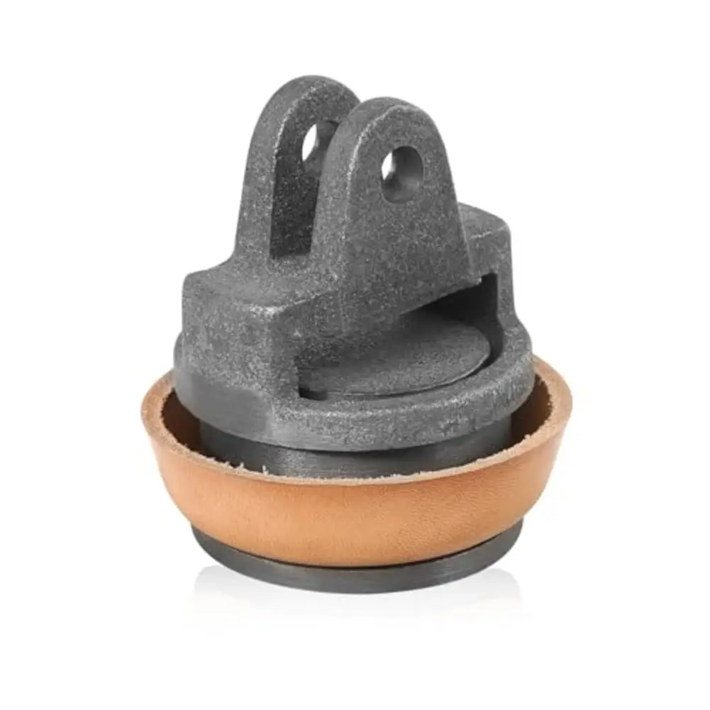 75 Type Replacement Piston with Leather Seal Gasket for Hand Pumps Cast Iron Design for Extended Pump Lifespan