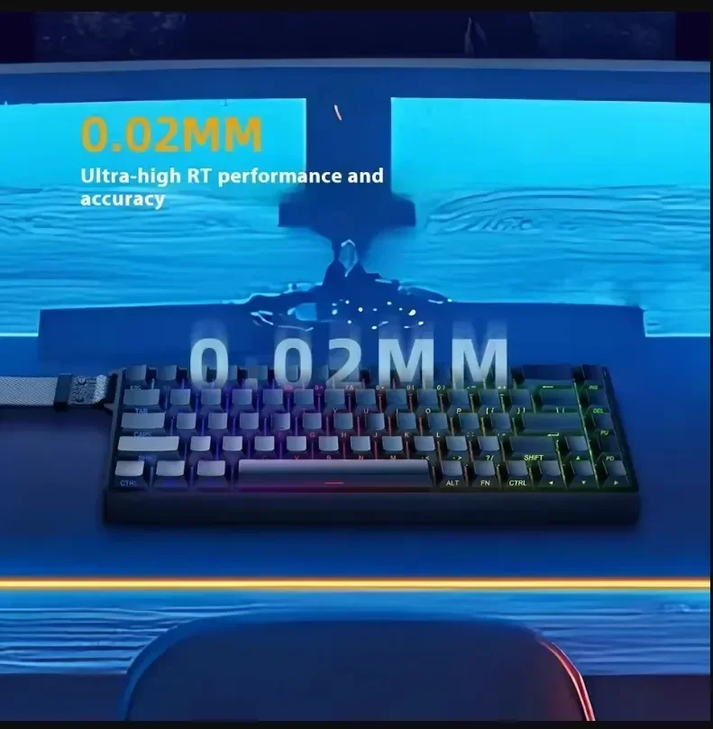 IROK IYX Mu68Pro السلكية 8K التبديل المغناطيسي لوحة المفاتيح سبائك الألومنيوم الساخن مبادلة الرياضة الإلكترونية لوحة المفاتيح الميكانيكية ملحقات الكمبيوتر المحمول ​