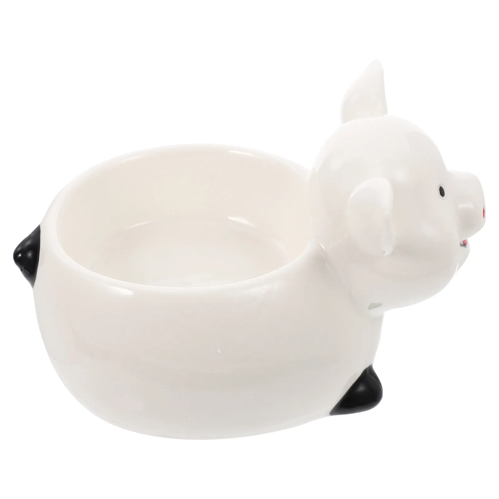 

1 шт. Детская керамическая миска в форме мультяшной свиньи, креативная миска для супа, фруктов, салата, еды, для домашней посуды, держатель для детских закусок