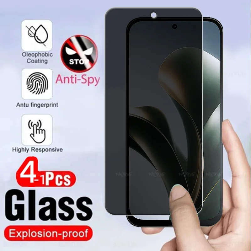Protecteur d'écran pour Poco M8X, 1/2/3/4 pièces, en verre trempé, protection de confidentialité, Anti-espion, pour Xiaomi Poco M8X