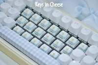 KEYGEEK BLUE Cheese Switches Mx Structure Linear Switch Customized PC Accessories For Mechanical Gaming Keyboard 70/90/110PCS