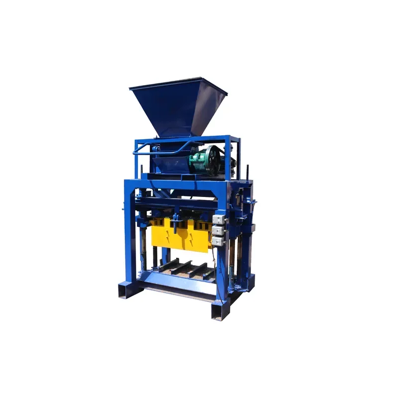Semi-Automatique 4 5 6 8 9 Inch Interlock Creux Route Pavé Moule Ciment Béton Brique Machine De Fabrication De Blocs Briques