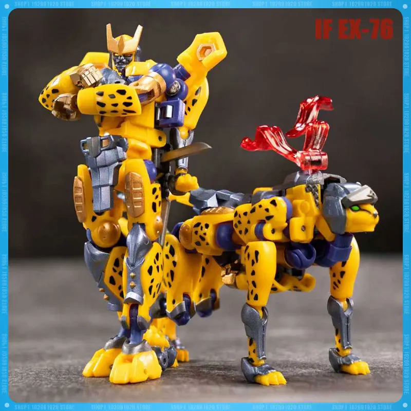

Трансформация Iron Factory IF EX-76 Желтый Леопард Воин Самурай Издание Фигурка Модель Коллекционные Игрушки Подарок на Хэллоуин