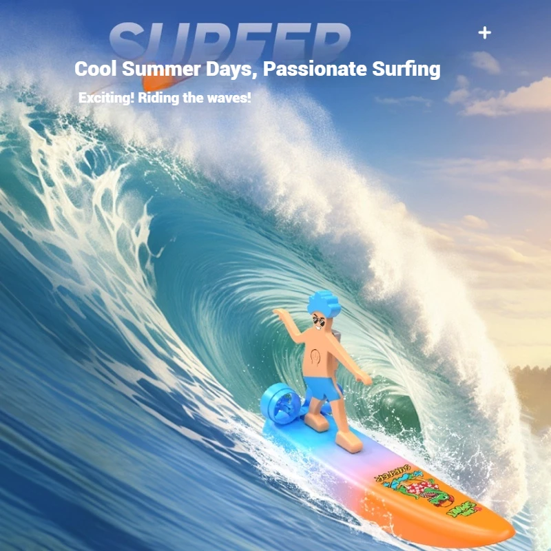 Été nouveau bateau télécommandé électrique planche de surf amphibie créatif dérive Skateboard jouet bateau d'eau charge jouets cadeaux