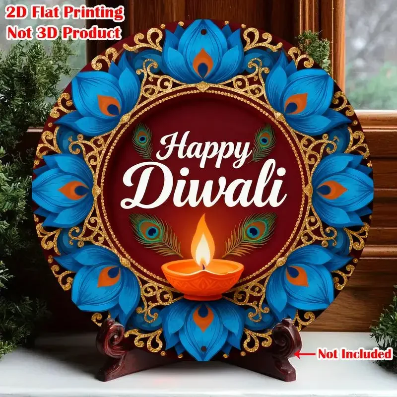 CIFbuy Vintage Diwali Drive Darkness Aluminum Wall Art Waterproof Wear Resistant Metal Sign Home Decor for Office Restaurant Pub