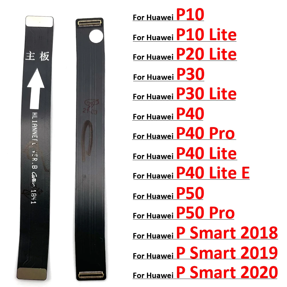 For Huawei P10 P20 P30 P40 P50 Lite Pro E P Smart 2018 2019 2020 2021 Main Board Motherboard Connector Board Flex Cable