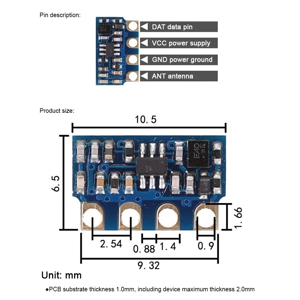 H34s modul nirkabel 2-12v 315mhz/433.92mhz frekuensi voltase lebar meminta pengendali jarak jauh modul pemancar modul nirkabel Rf