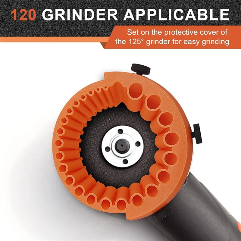 A25F-Bohrer Bohrerschärfer 1/16" bis 1/2" Bits, angetrieben durch 125 mm Winkelschleifer, Bits usw