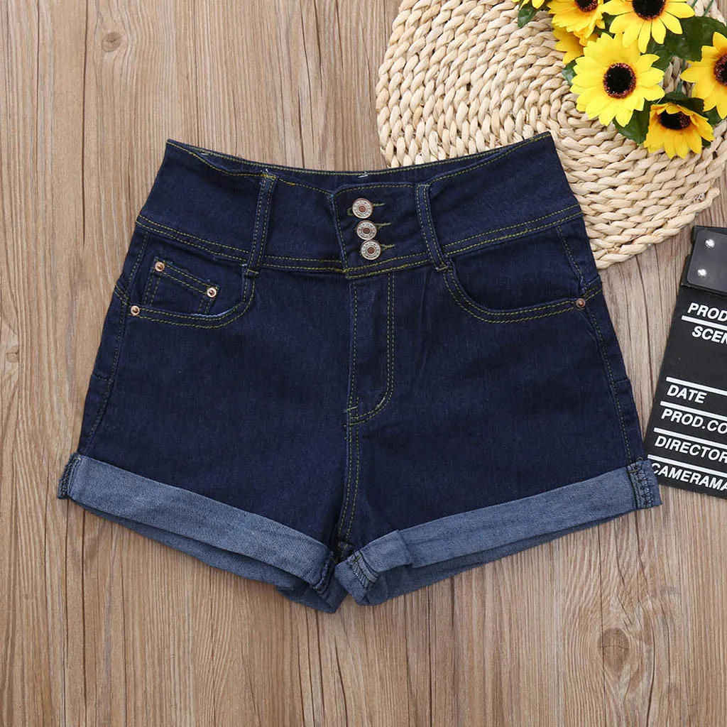 

Dark Blue Denim Shorts Women 2022 Sexy Ultra-short Jeans Trousers Women's Streetwear Y2k Shorts