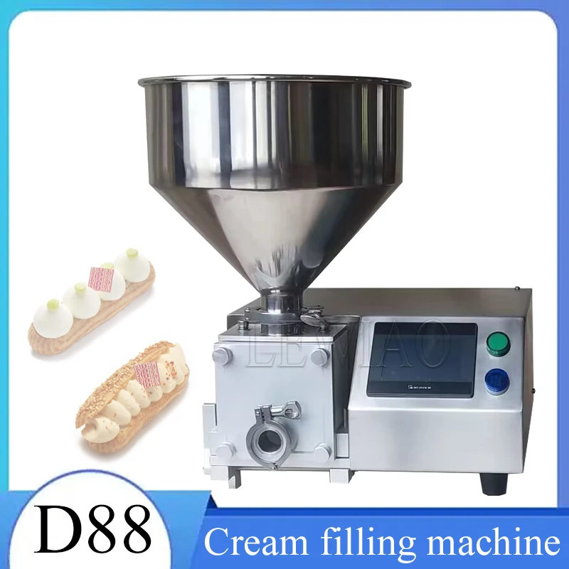 Commercial Upgrade LCD Panel Puff Cream Injection Machine Bread Chocolate Jam Filling Machine