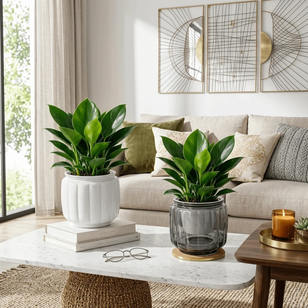 Fashion Self Watering Hydroponic Plants Pot Plastic Removable Mini Succulent Planter Tabletop Vase Flowerpot