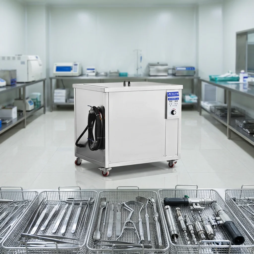 Custom 180ST Industrial Ultrasonic Cleaner 53L Ultrasonic Cleaning Machine For Pcb Chain DPF Carburetor Engine Block