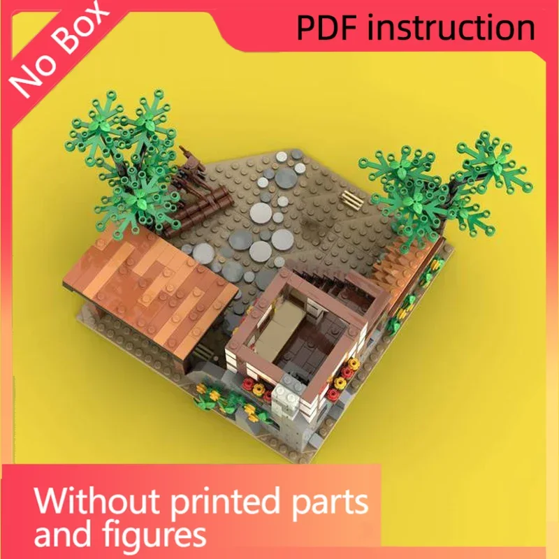 

Рождественский спектр для стрельбы из лука, кирпичи, средневековые военные блоки для стрельбы из лука, вид на улицу, сцена, дом, кирпичи, военные модульные bl