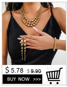 IngeSight.Z Bohemian Multi Schicht Nachahmung Perle Quaste Choker Halskette Kragen Erklärung Anhänger Halskette für Frauen Schmuck – Detail 8
