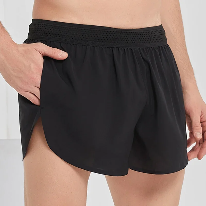 Shorts de corrida de secagem rápida masculino, ginástica, moletom de treino, treino fitness, suor curto, caminhadas, verão