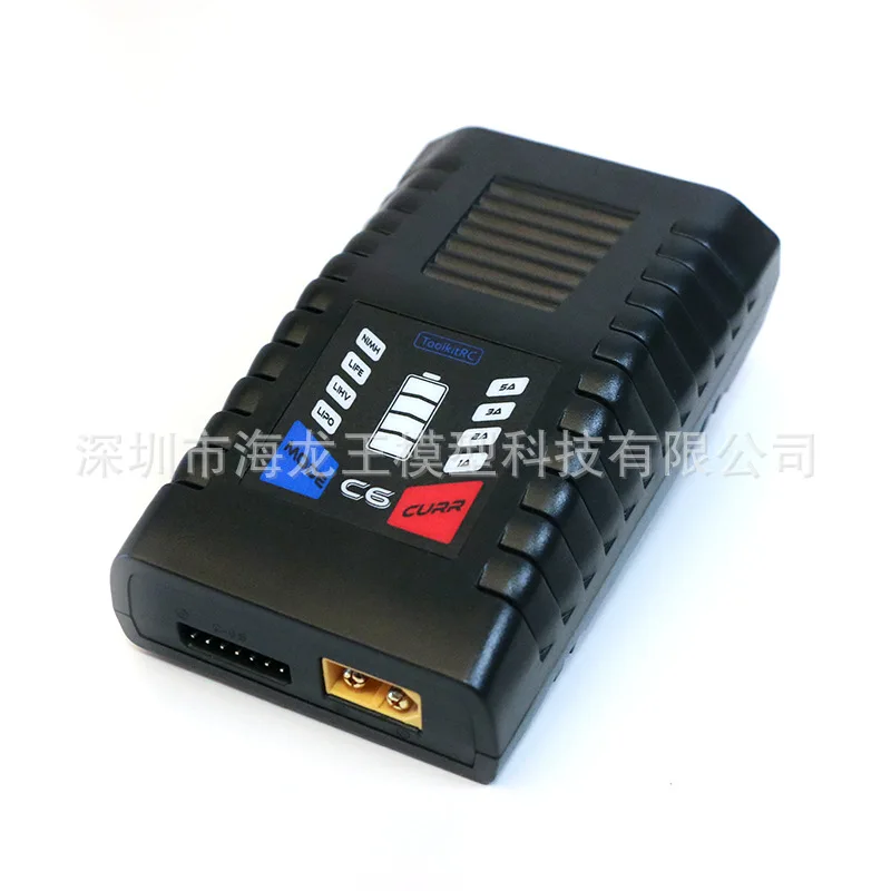 

ToolkitRC C6 50W model aircraft lithium battery charger supports 6s voltage LiPo built-in power supply