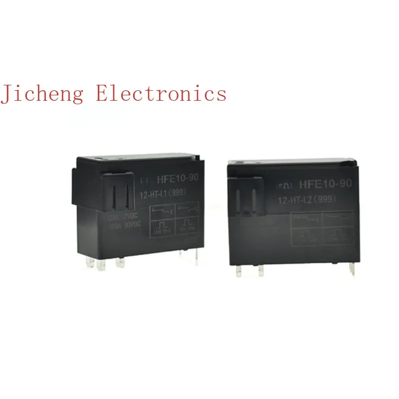 10PCS HFE10-90-12-HT-L2-L1 100A High Current Magnetic Hold Relay 60vdc Single and Double Coils