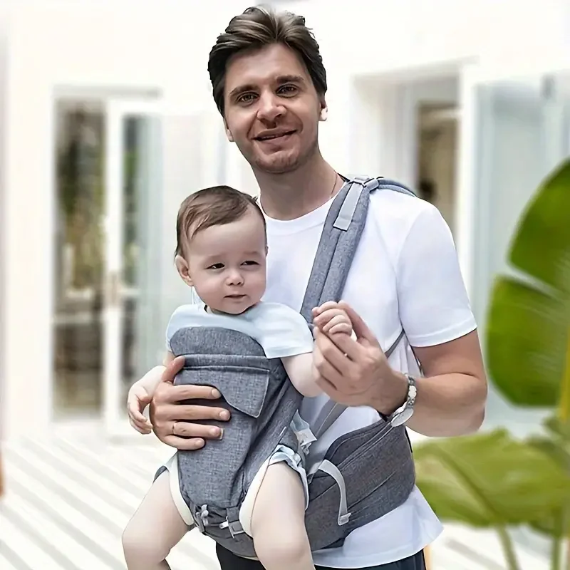 Factory Hot Selling Baby Pouch Carriers Fashion Polyester Baby Carrier Baby Carrier With Lumbar Support