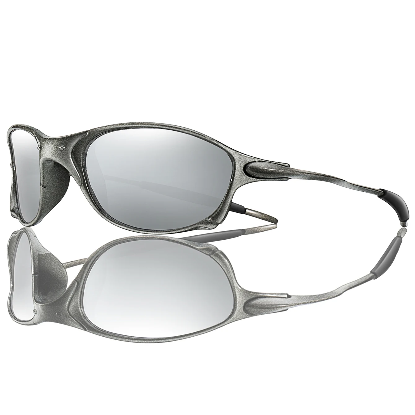 3 Pairs Men Women Fishing Sunglasses Metal Shades Frame with UV Protection for Outdoor Sports, Cycling Running, Hiking, Driving