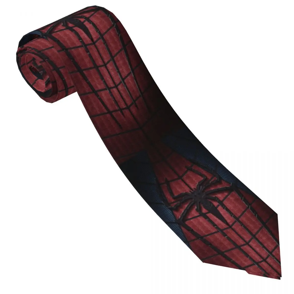 Custom Spider Man Web Neck Ties Men Printed Necktie Four Seasons Fashion Tie Necktie For Father's Day