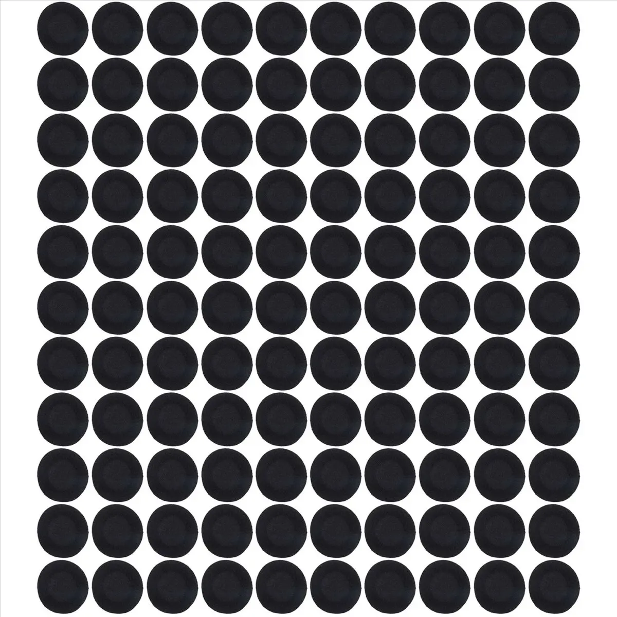SWXF 100 Pcs Black Sponge Earbud Headphone Cap Ear Pads Cover Replacement