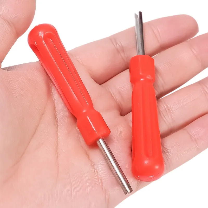 Tire Valve Core Removal Tool Tire Valve Core Wrench Spanner with Tire Caps Valve Stem Puller Accessories for Car Bicycle Tools