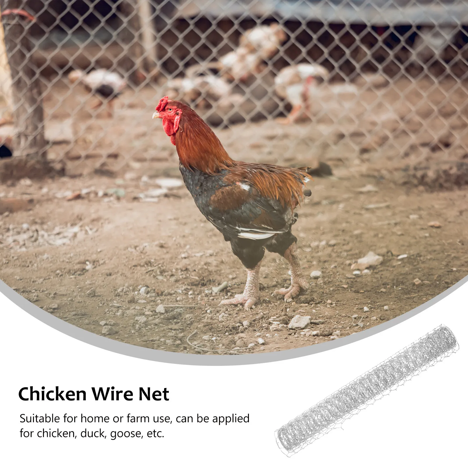 Galvanized Wire Net Chicken Mesh Net Hexagonal Poultry Netting for Farm Yard Garden DIY Crafts Pet Cage Cover Christmas Garland