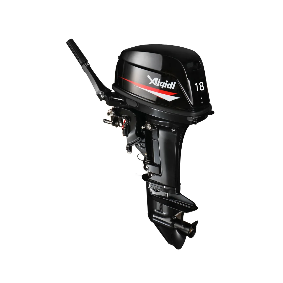 High Quality 2-Stroke 18HP Outboard Engine Tiller Control Gasoline Outboard Motor