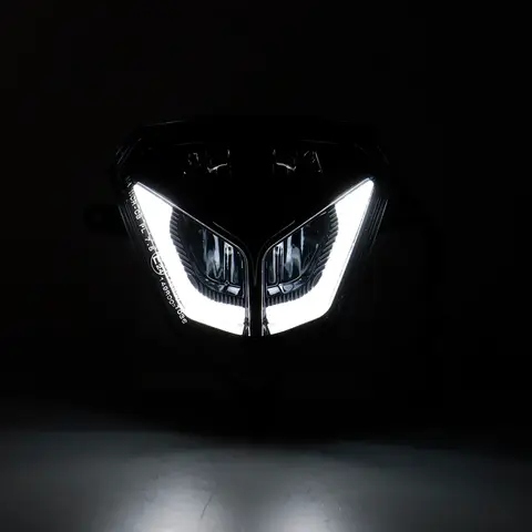 Factory Hot Selling LED Headlight DRL Headlights for Beta Enduro 2022 up RR Xtrainer Racing 125 250 300 2T 4T Dirt Bike 10 best selling faro led beta - №3