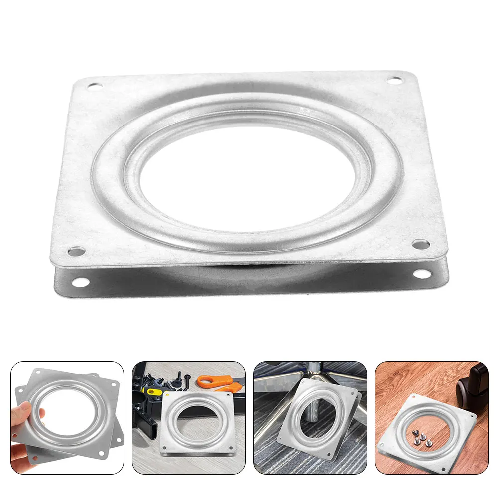 

Turntable Bearing Accessory Rotating Display Shelf Lazy Susan Square Bearing Plate Furniture Swivel Mechanism Replacement