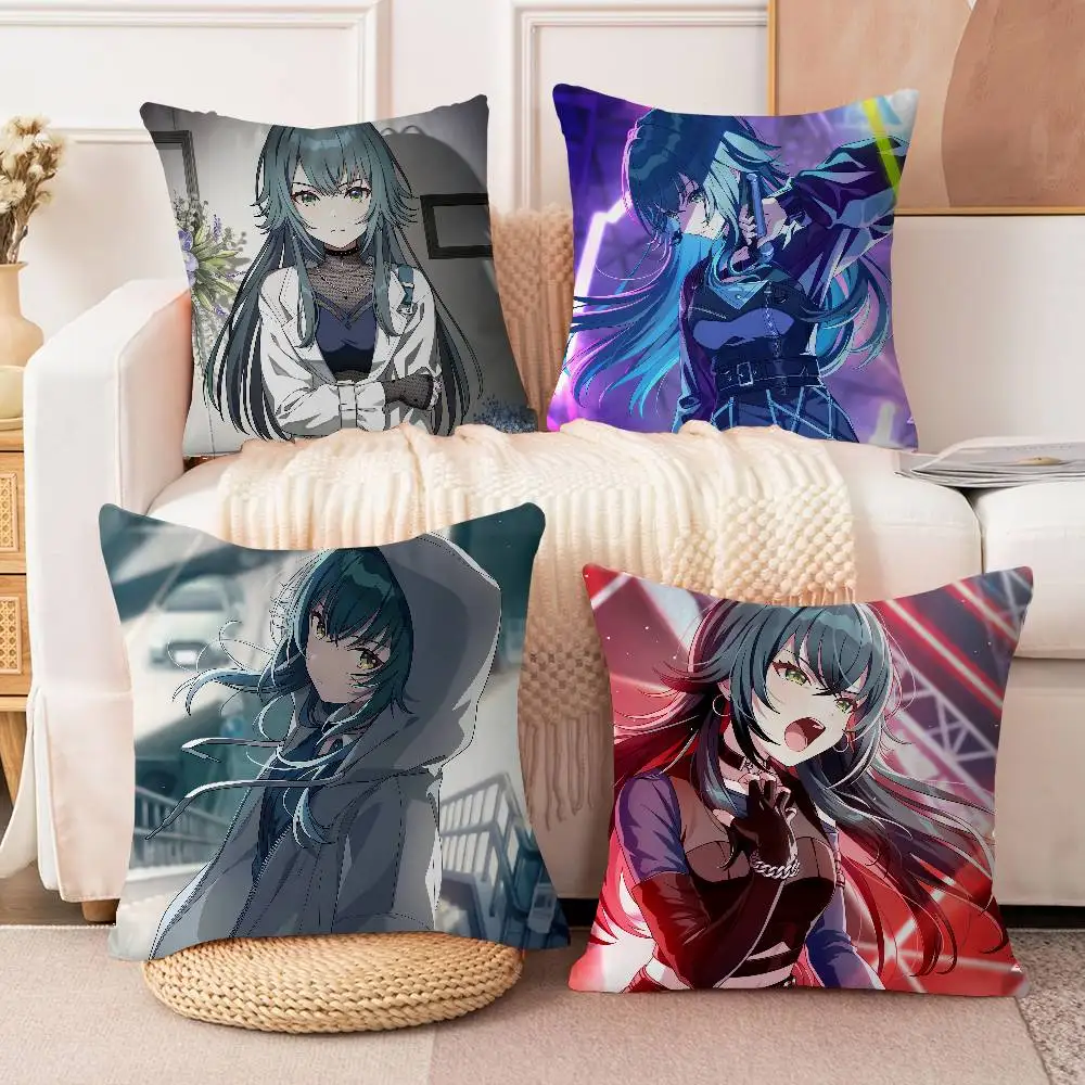 

Temari Tsukimura Office Cushion Pillowcase Car Cushion Cover45X45CM Lumbar Pillowcase Sofa Pillowcover