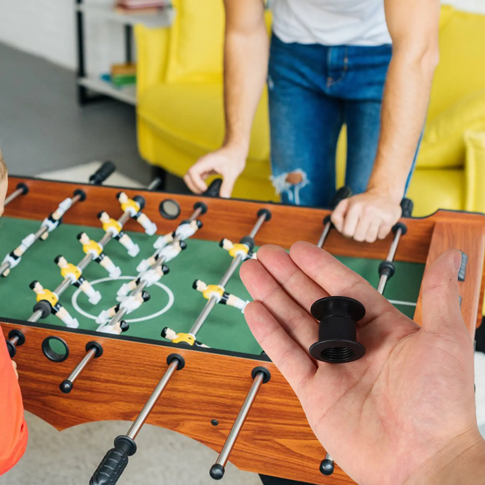 

16Pcs Foosball Bearings Precision Engineered Plastic Bushings for Table Football Rods Long-Lasting Game Machine Parts