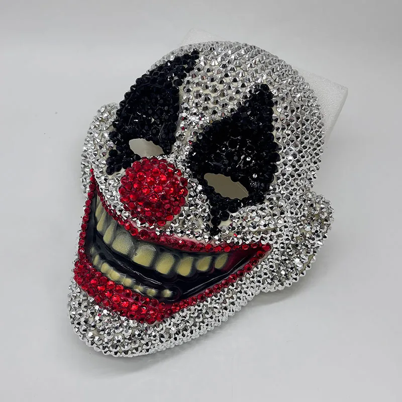 Halloween Masquerade Funny Diamond Clown Mask COS Haunted House