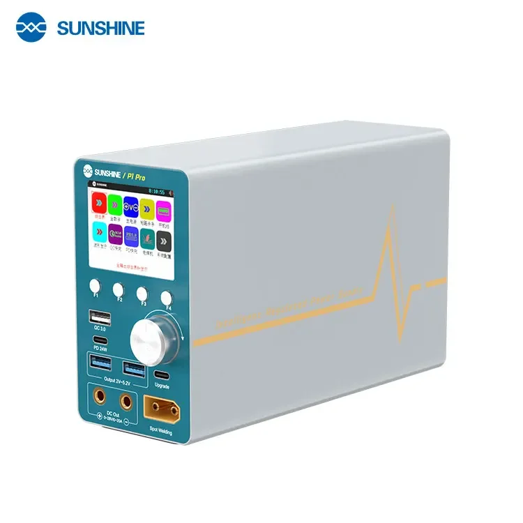 SUNSHINE P1 Pro Smart DC Power Meter 28V 6A Waveform Display Short Circuit Spot Welding QC/PD Fast Charging Boot Power