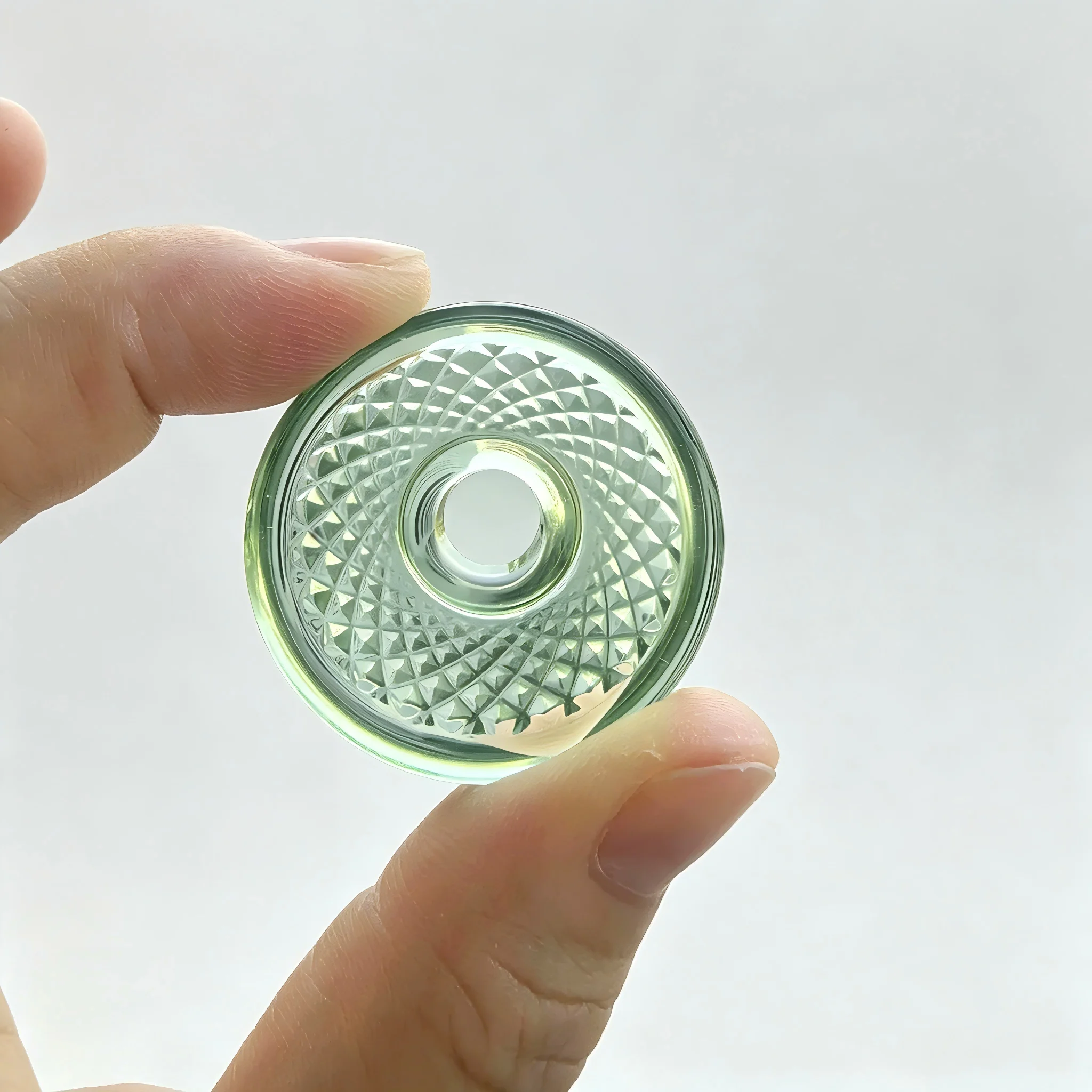 Natural Mineral Bioglass Mini Biodisc Silicone Case, Anti-Drop Protective Cover, Portable Energy Booster for Home & Outdoor Use