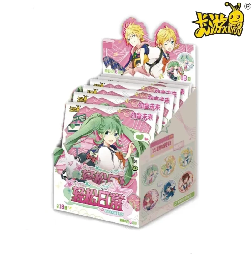 

Коллекция KAYOU Miku Future Journey, набор значков и карточек Fun Voyage, ограниченная серия