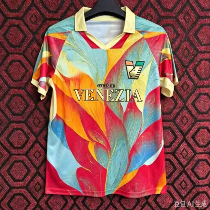 2026 Venice Flowers (Serie B) Fan T-shirt 3D Printed Retro Style Football Jersey Fans Top plus size