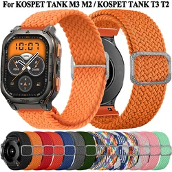 22mm Universal Nylon Strap For KOSPET TANK M3 Ultra M2 Bracelet Wristbands For KOSPET TANK T3 Ultra 2 T2 Watch Band Accessories