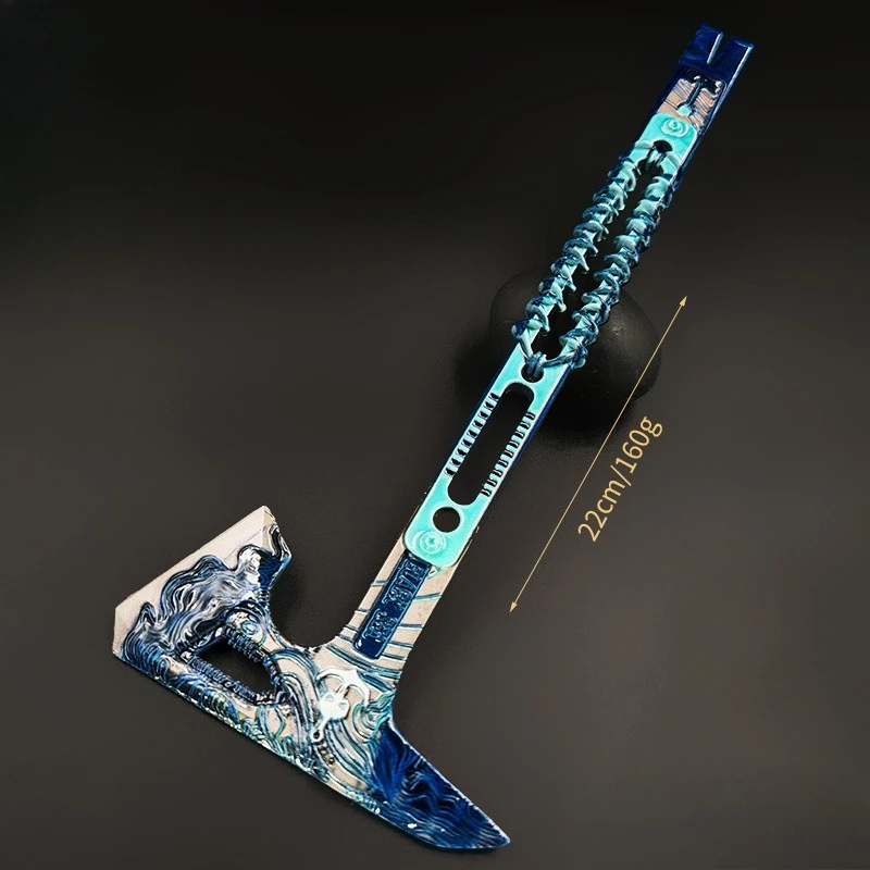 22 cm/8,66 pouces Delta Force noir mer tactique hache mêlée armes modèles miséricorde ombre lame jeu périphériques couteau d'entraînement garçon cadeaux