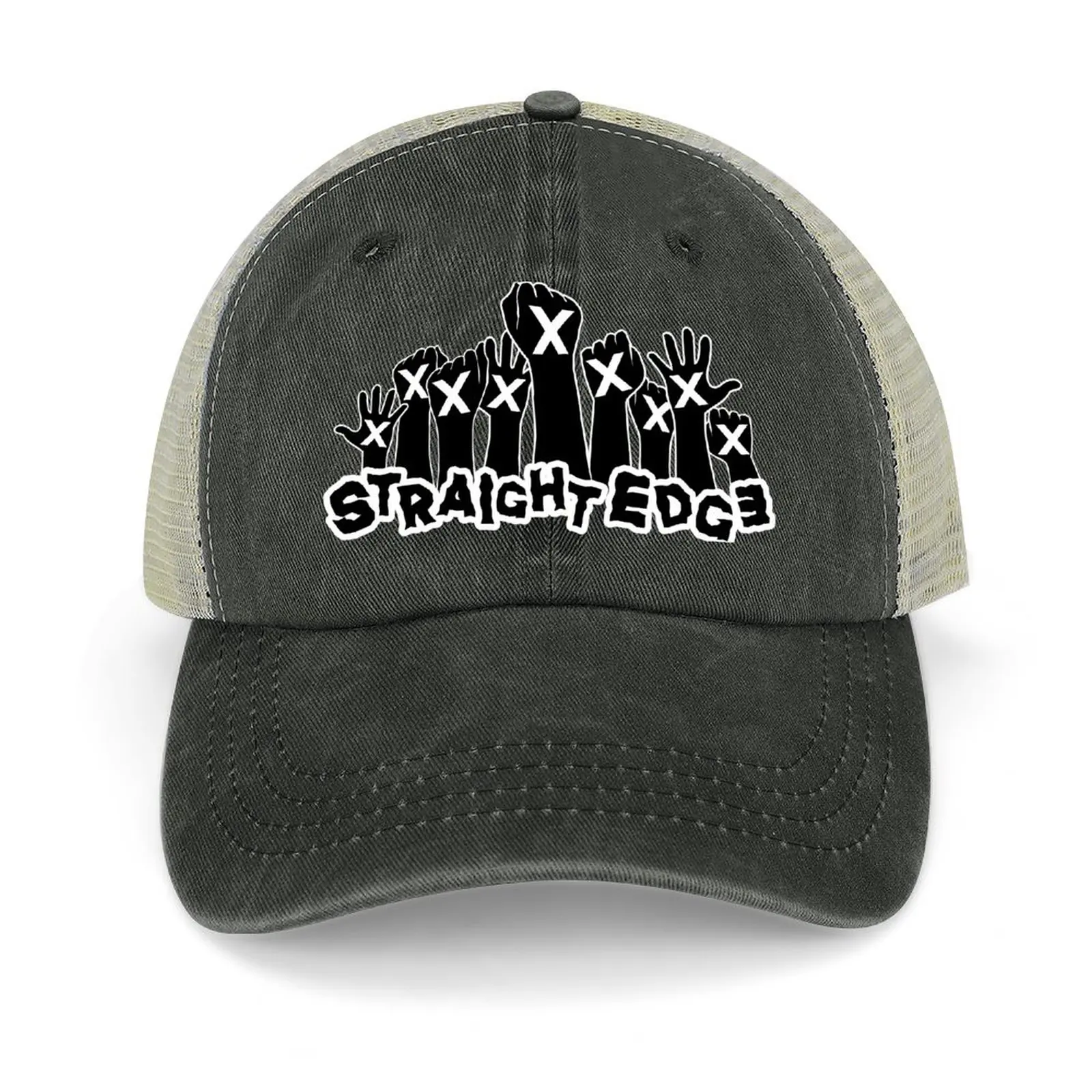 

Straight Edge Hands in the Air Invert Version Baseball Cap beach hat New In Hat black sun hat Men's Luxury Women's